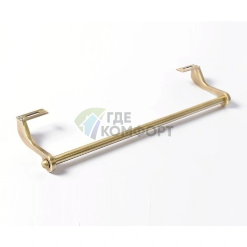 Боковой полотенцедержатель Kerasan Waldorf для раковины 40 см, бронза (740893br) - фото 1