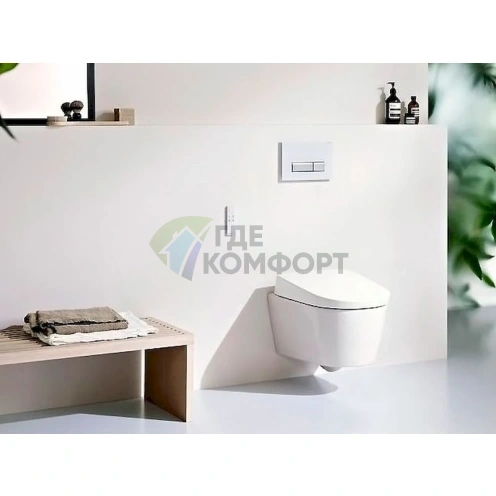 Подвесной унитаз-биде Geberit AquaClean Sela 146.145.11.1 - фото 7