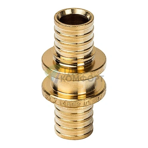 Муфта для труб из сшитого полиэтилена STOUT соединительная равнопроходная 16 аксиальная - фото 1