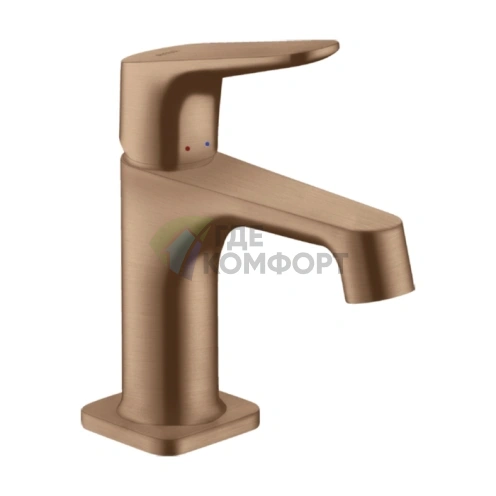 Смеситель для раковины AX Citterio M в цвете шлифованное красное золото (34016310) - фото 1