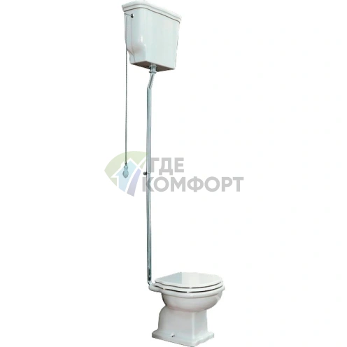 Унитаз ArtCeram Hermitage с высоким бачком - фото 1