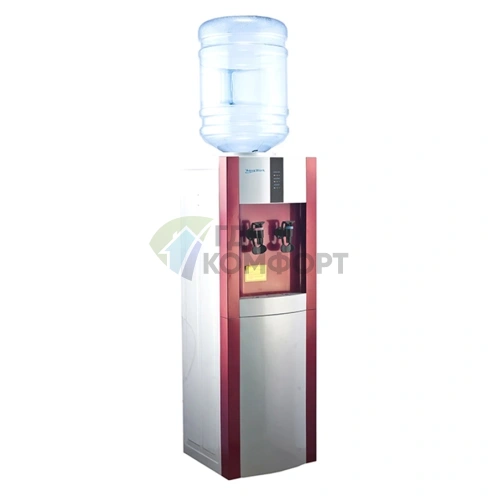 Кулер для воды AquaWork AW 16L/EN серебристо-красный - фото 5