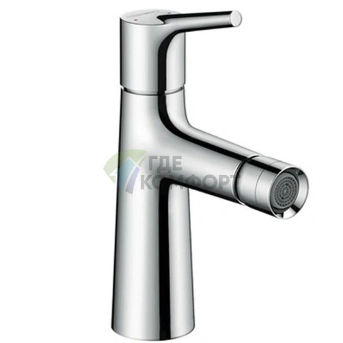 Смеситель для биде Hansgrohe Talis S с донным клапаном, хром (72200000) - фото 1