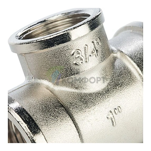 Stout Тройник ВВ переходной никелированный 1X3/4X1 - фото 4