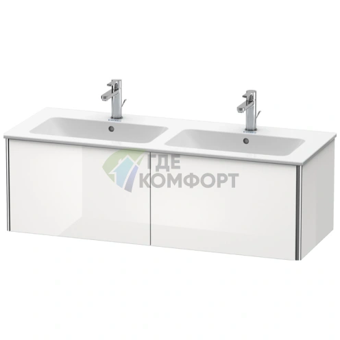 Двойная раковина Duravit ME by Starck для мебели 1300 мм, белая (2336130000) - фото 3