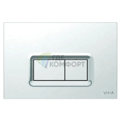 Элегантная кнопка смыва VitrA 740-0680 в хромированном исполнении - фото 1