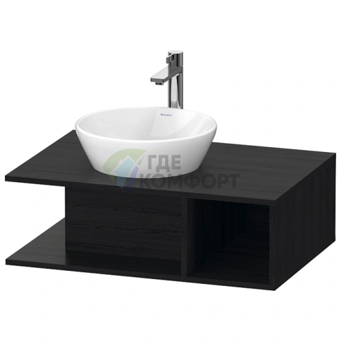 Подвесная тумба Duravit D-Neo Compact: Стиль Black Oak и компактность для вашей ванной (DE492801616) - фото 1