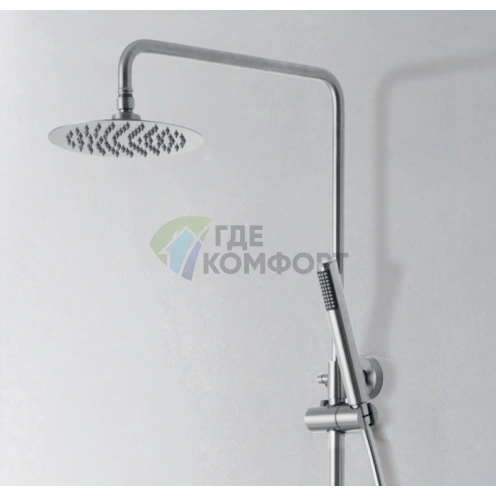 Душевая стойка Lemark Element LM5162S с верхним лейкой - фото 3