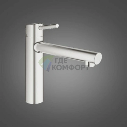 Смеситель Grohe Concetto 31128000 для кухни: эргономичный однорычажный смеситель - фото 4