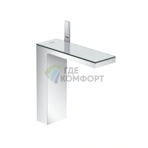 Смеситель AX MyEdition для раковины с зеркальным стеклом и сливным гарнитуром (47020000) - фото 1