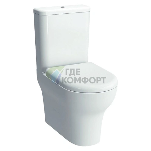 Унитаз-компакт VitrA Zentrum с крышкой Soft Close, 9012B003-7201 - фото 1