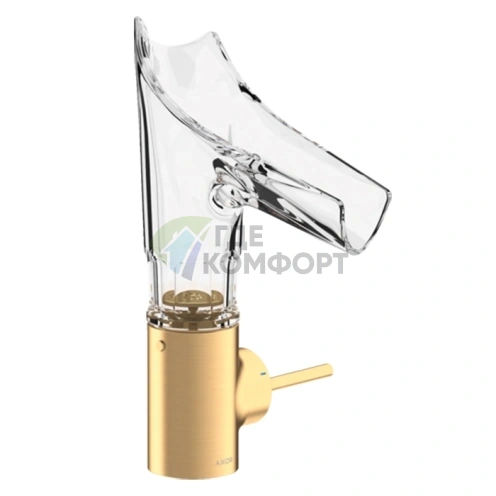 Смеситель для раковины AX Starck V 140: Однорычажный, цвет шлифованная медь (12123950) - фото 1