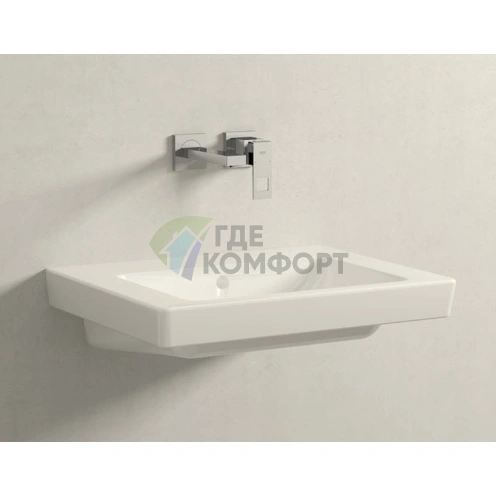 Смеситель Grohe Eurocube 19895000 для раковины с кубическим дизайном и технологией SilkMove - фото 9