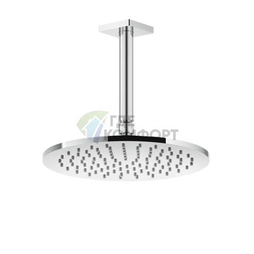 GESSI Rilievo Потолочная Душевая Головка Шарнирная (1/2, 250 мм, Хром) (59152#031) - фото 1