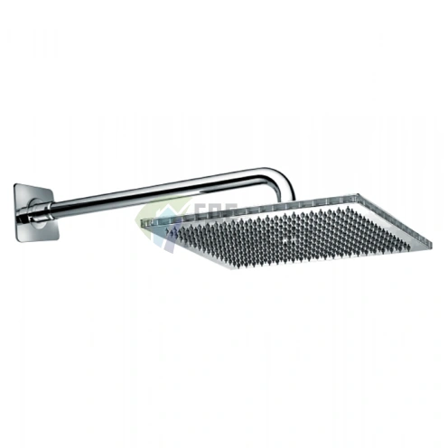Верхний душ BOSSINI DREAM-RECTANGULAR 400x300 мм с держателем, хром (H75370.030) - фото 1