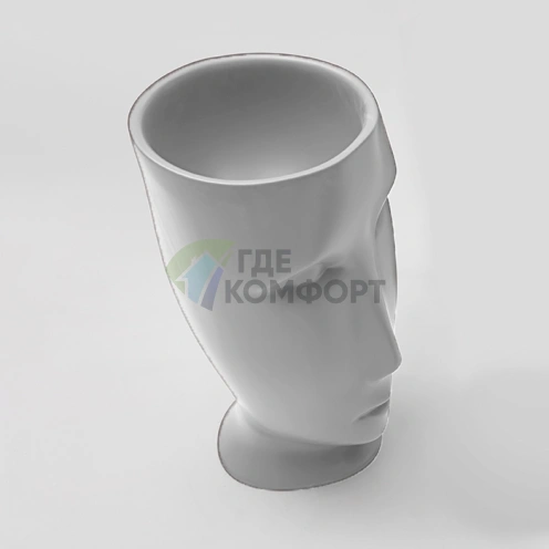 Kerasan Artwork Раковина MOLOCO: Напольная Установка со Скрытым Сливом, Цвет Гриджио Матовый (474059) - фото 1