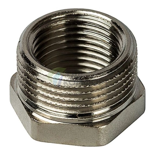 Футорка STOUT 3/4 x 1/2 никелированная - фото 2