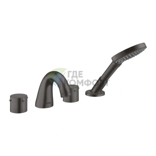 Смеситель AX Starck для ванны: полированный черный хром (10444330) - фото 1