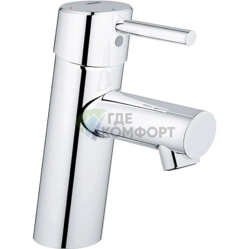 Однорычажный смеситель Grohe Concetto 2338510E для раковины с эргономичным дизайном - фото 1