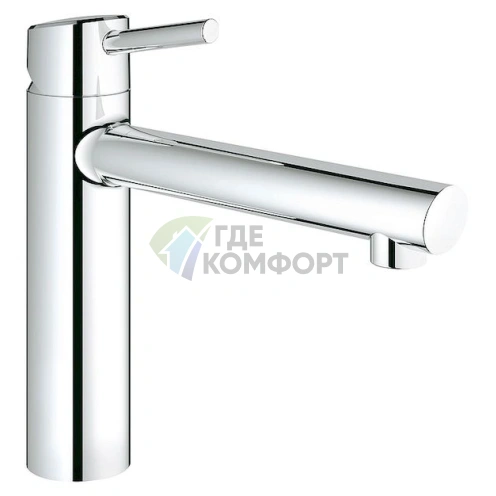 Смеситель Grohe Concetto 31210001 для кухни с выдвижным изливом - фото 1