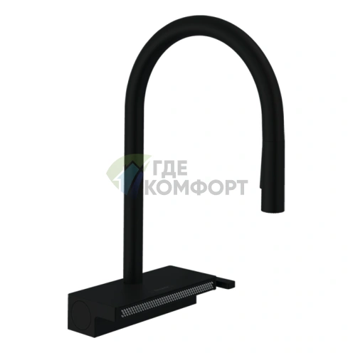 Кухонный смеситель Hansgrohe Aquno Select M81 с поворотным изливом и вытяжным душем (73831670) - фото 1
