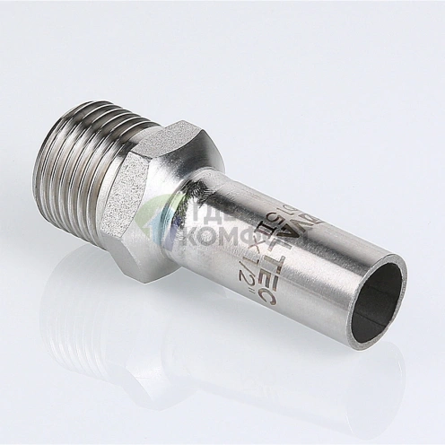 Пресс-вставка с наружной резьбой 18 мм х 3/4 из нержавеющей стали VTi.906.I.001505 VALTEC (ВАЛТЕК) - фото 5