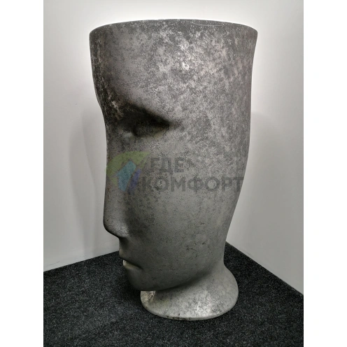 Раковина свободностоящая Kerasan Artwork MOLOCO античная платина со скрытым сливом (474061) - фото 2