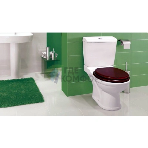 Унитаз-компакт Della Boston OAK (керамика, бачок в комплекте) - фото 3