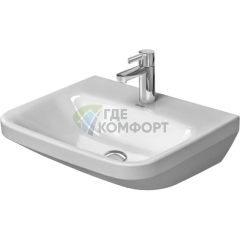 Медицинская раковина Duravit DuraStyle без перелива, 550x440 мм, белая (2324550000) - фото 1