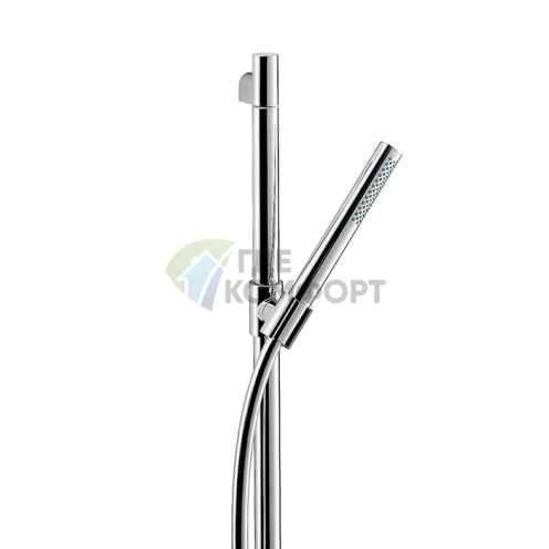 Душевой гарнитур AX Starck: ручной душ 1jet, штанга и держатель – хром (27983000) - фото 1