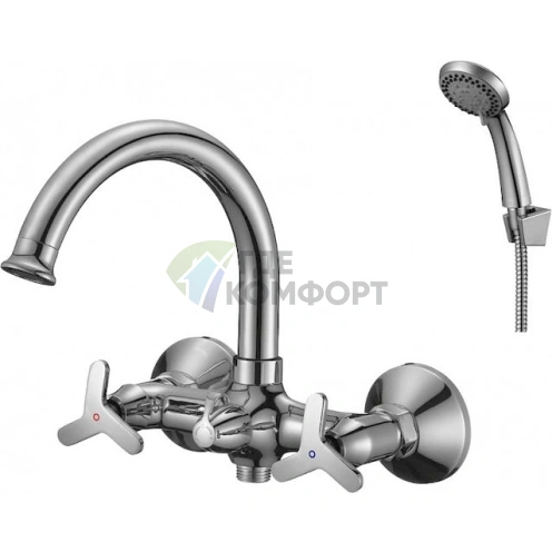 Смеситель Rossinka RS40-83 для ванны с душем: надёжность и стиль в вашей ванной комнате - фото 1