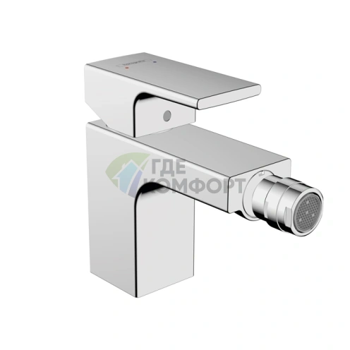Смеситель для биде Hansgrohe Vernis Blend одноотверстный с донным клапаном, хром (71211000) - фото 1