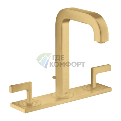 Смеситель для раковины AX Citterio в цвете шлифованное золото (39136250) - фото 1