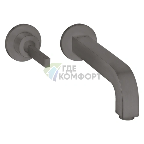 Смеситель для раковины AX Citterio в цвете шлифованный черный хром (39116340) - фото 1