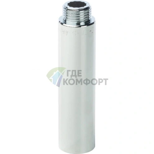 Удлинитель STOUT латунный 1/2 x 80 хромированный - фото 2