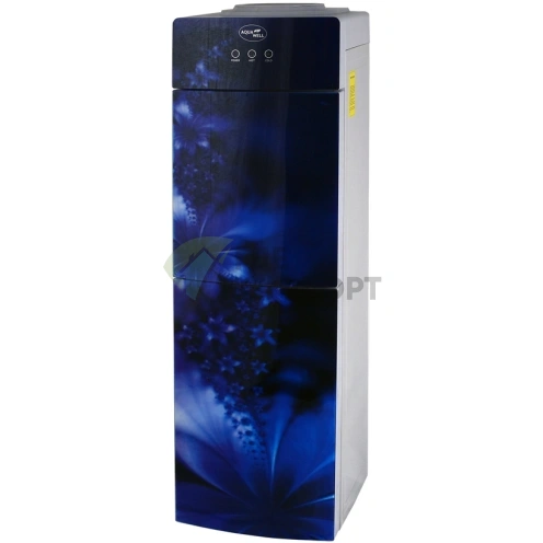 Кулер для воды напольный Aqua Well 2-JX-5 ПКС YLR-2-JX-5 синий с флуоресцентным рисунком - фото 1
