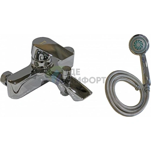 Смеситель для ванны с душем Zorg ZR 119 W - фото 1