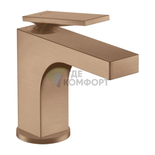 Смеситель для раковины AX Citterio 90 цвет «Шлифованное красное золото» (39022310) - фото 1