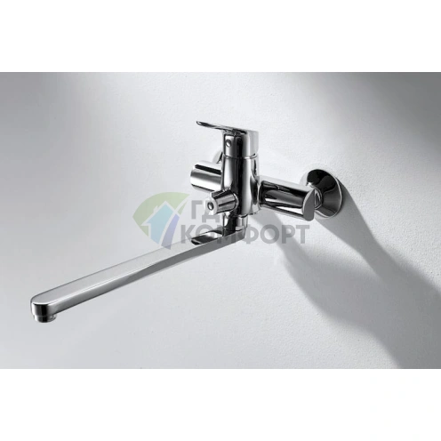 Смеситель Bravat Drop F64898C-LB для ванны с душем и высоким изливом - фото 3