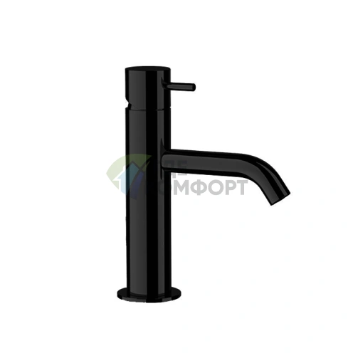 Kerasan Nolita: Однорычажный смеситель для раковины, черный матовый (922631 Nero matt) - фото 1