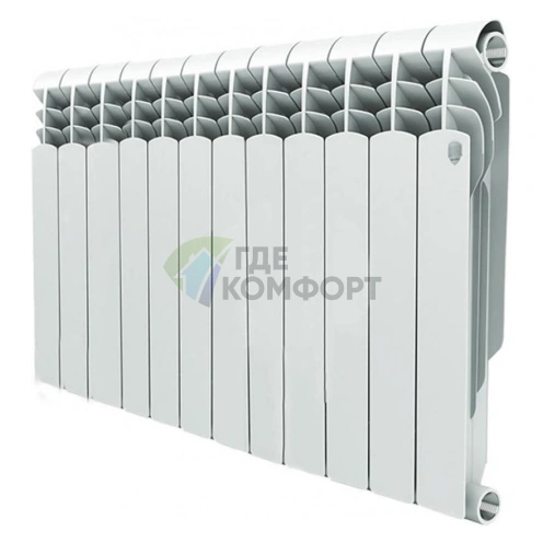 Радиатор биметаллический Royal Thermo Revolution Bimetall 350 12 секций - фото 1