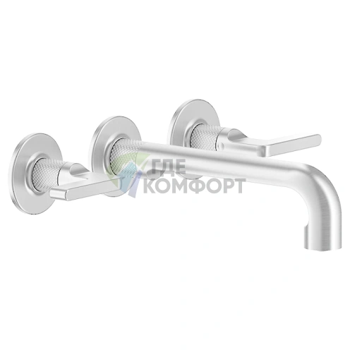 Встраиваемый смеситель GESSI INCISO для раковины на 3 отверстия, хром (58090#031) - фото 1