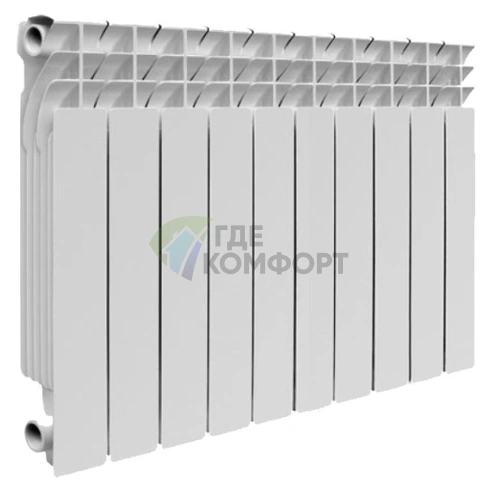 Радиатор биметаллический Smart Installations 5000010 BiEasy One 500 10 секций - фото 1