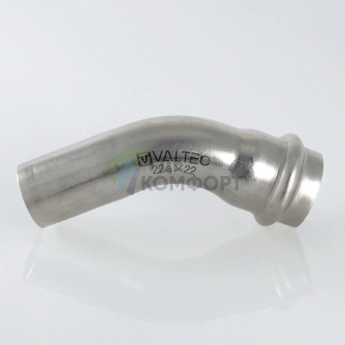 Пресс-угольник 45° внутренний/наружный 22 мм х 22 из нержавеющей стали VTi.958.I.002222 VALTEC (ВАЛТЕК) - фото 9