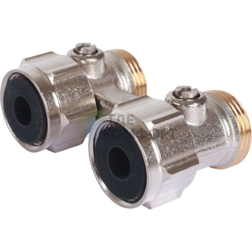 Узел нижнего подключения радиатора 3/4 НР x 3/4 НГ, прямой Multiflex F Oventrop - фото 7