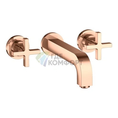 Смеситель для раковины AX Citterio в цвете полированное красное золото (39143300) - фото 1