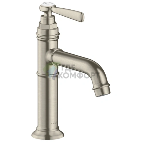 Смеситель для раковины AX Montreux 100 мм, излив 147 мм, шлифованный никель (16516820) - фото 1