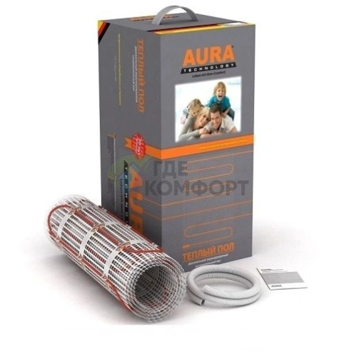 Теплый пол Aura Heating Мta 1350-9-0 на основе нагревательного мата - фото 1
