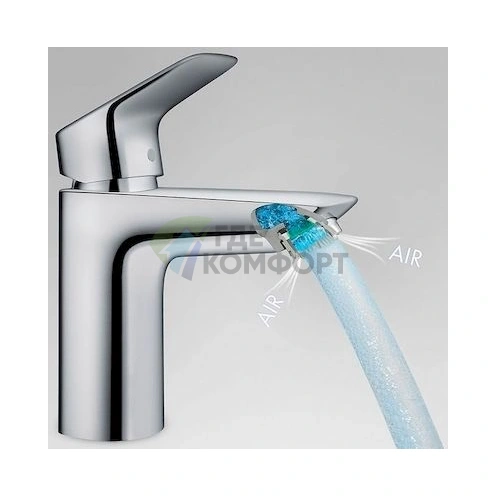 Стильный и надёжный смеситель Hansgrohe Logis 71101000 для вашей раковины - фото 3