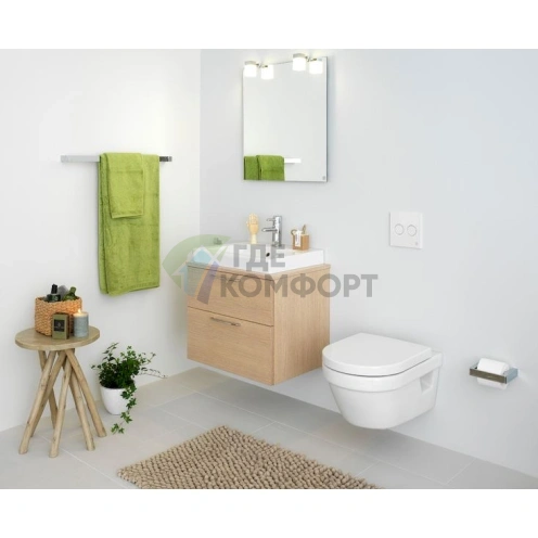 Подвесной унитаз Gustavsberg Hygienic Flush безободковый WWC 5G84HR01 - фото 5